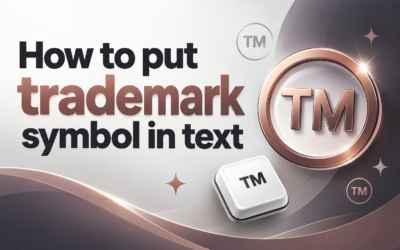 How to Put the Trademark Symbol in Text ™